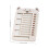 (Off-white (bear style)) Reusable Weekly Task Board for Efficient Planning 6