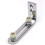 Barn Door Floor Guides, Bottom Flooring Frame Support with Smooth, Quiet Bearings, Adjustable Roller Sliding Stay 2