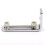 Barn Door Floor Guides, Bottom Flooring Frame Support with Smooth, Quiet Bearings, Adjustable Roller Sliding Stay 4