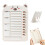 (Off-white (bear style)) Reusable Weekly Task Board for Efficient Planning 11