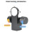 Horizontal Microscope Adjustment Bracket XY Horizontal Adjustment Stage Focusing Mechanism Components 3