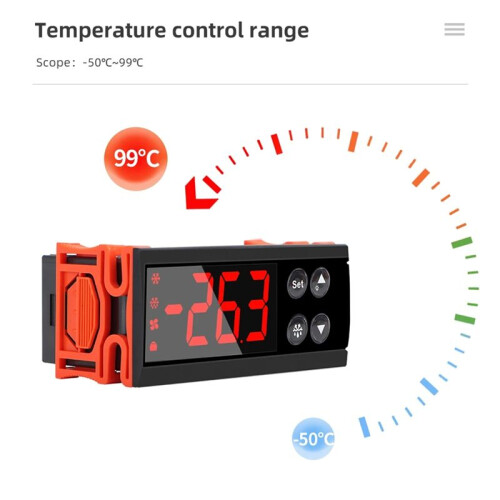 Digital Thermostat Hygrostat Temperature Humidity Controller AC220V Regulator Heating Cooling Control ECS-961NEO 2