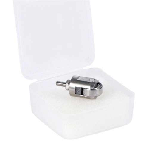 Roller Contact Point for Dial Indicator 10mm Diameter Wheel M2.5 Thread Stainless Steel Roller Measuring 2
