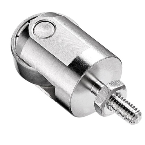 Roller Contact Point for Dial Indicator 10mm Diameter Wheel M2.5 Thread Stainless Steel Roller Measuring 1