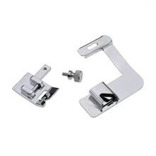 3 Size Wide Hemming Foot Sewing Machine 1/2 inch,3/4 inch,1 inch for Singer and Other Low Handle Sewing Machines