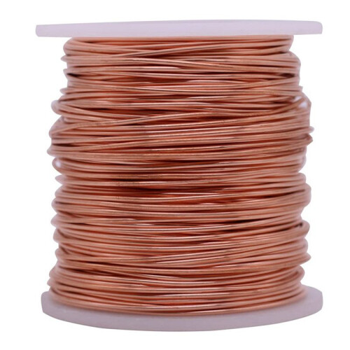 Soft Copper Wire, 16 Gauge, 126 Feet, Bare Copper Wire, Bright, 1 Pound Spool 1