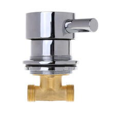 G1/2Inch Hot & Cold Water Mixing Valve Thermostatic Mixer 2 in & 1 Out Faucet for Shower Room