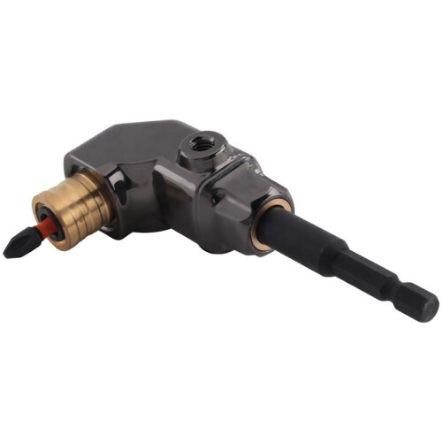 Self-Locking 90 Degree Right Angle Screwdriver Holder Drive Bit Angle Extension Electric Screw Driver Angle Driver A