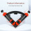 Woodworking Angle Clamp 30-90 Degrees Adjustable Home Right-Angle Fixing Tool Right-Angle Clamp 7