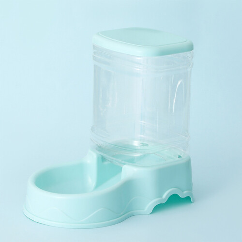 (Blue) 3.8L Auto Cat & Dog Feeder for Pets