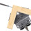 4Pc Carpenter Quick Positioning Clamp for Wood Panel Splicing 90 Degree Right Angle Fixing Clips Right Angle Clamps-Open 9