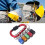 1/4 Bit Holder, Oxidation Resistant Good Compatibility Magnetic Socket Holder Metal Carabiner Portable Plating Red 5