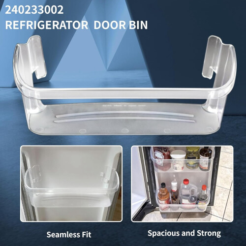 240323002 Refrigerator Door Bin for Refrigerator Replacement Part Bottom Fridge Shelves 2PACK 2