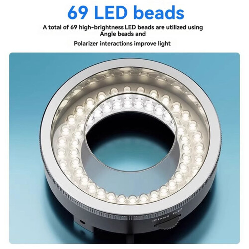 IFixes IL27 Polarized LED Ring Light Lamp for Microscope Eliminating Reflections Camera Electronic Phone Repair 2