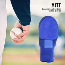 (Navy Blue, Right) Sliding Gloves: Anti-Slip, Lightweight for Baseball & Softball
