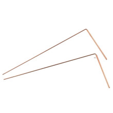 2 Pièces Tige de Détecteur de Métaux en Cuivre Pur Sorcellerie D'Eau Dragon Portable Cherchant un Outil Détachable Tige de Radiesthésie