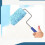12pcs Paint Roller Frame for Home Wall Ceiling Small Area Edges and Corners, 5