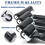 4 Pack Rubber Roller,Black Ink Roller Tool for Crafting Wallpapers Stamping Gluing Application 3
