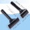 4 Pack Rubber Roller,Black Ink Roller Tool for Crafting Wallpapers Stamping Gluing Application 8
