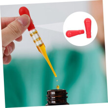 100Pcs Dropper Silicone Cap Red Lightbulb Droppers- Caps Pipette Tips Pipette Dropper Bulb Pipette Dropper Caps