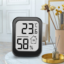 Elektronische Kamerthermometer, Vochtigheidsmeter, Vochtigheidsmonitor, Digitale Sensorvochtigheidsmeter voor Thuis, Slaapkamer
