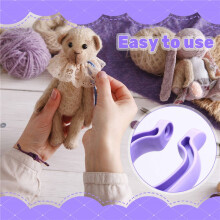 Safety Eye Tool Auxiliary Tool for Attaching Safety Eyes for Crocheting Safety Eyes Crochet Tools for Amigurumi Projects