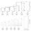 12Pcs Acrylic Stamp Block Clear Stamping Blocks Tools Set Assorted Sizes Stamp Blocks with Grid Lines for Crafts 7