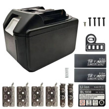 BL1890B Lithium Ion Battery Plastic Case 15X18650 for 18V Li-Ion Battery Pack Box Top Bottom Shell with Sticker
