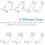 16pcs/Set  for Ring Size Measuring Tool Plug-in Ring Guards Tightener Ring Size Adjuster 7