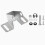 000-14193-001 Transom Mount Bracket Compatible with for  TripleShot Transducer 5