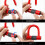 Convenient 4 Digit Code Bicycle Security Lock U Shape Anti Theft Motorcycle Ring Lock Password Lock for Outdoor Riding 4