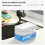 Kitchen Sink Drain Soap Dispenser Dishwashing Soap Press Soap Box with Sponge Kitchen Detergent Container 4