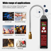 Portable Combustible Gas Detector High Sensitivity Gas Leak Tester USB Rechargeable CH4 and C4H10 Detector