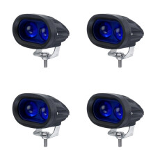 4X 10V-80V Fahrzeug Blaue LED Warnsignallampe Gabelstapler Arbeitspunkt Sicherheitslicht Auto 20W Industrielle Sicherheitslampe