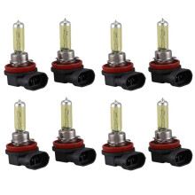 8 Pcs  12V 55W H11 3000K Super Yellow Car Foglight Light Bulb Lamp