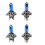4X H4 SUPER WHITE Car HEADLIGHT Bulbs Bulb LAMP 12V 100W 1