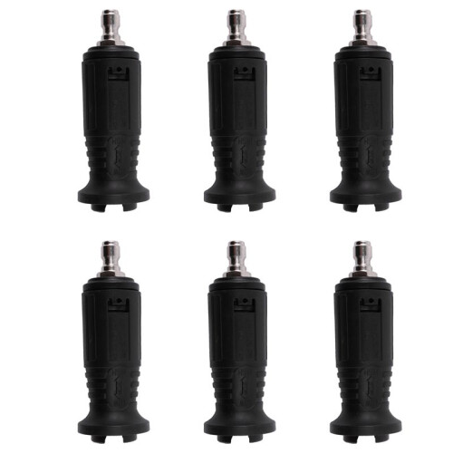 6X Auto Tool Adjustable High Pressure Washer Nozzle Tips,Variable Spray Pattern, 1/4 Inch Quick Connect Plug, 3000 Psi 1
