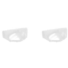 2X per Pajero Sport 2013-2015 Destro Faro Borsette Paralume Copriobiettivo Trasparente Copertura del Faro