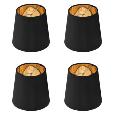 Small Lamp Shade Set of 12 Chandelier Shade Small Lamp Shade Clip for Candelabra Bulbs Table Chandelier Wall Lamp