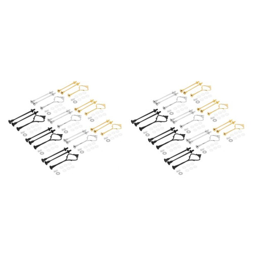 12 Set Tray Hardware for Cake Stand 3 Tier Cake Stand Fitting Hardware Holder (3 Color)