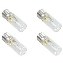 4X UVC Mites Lights Germicidal Lamp Bulb Ultraviolet 10V UV Light Tube Bulb E17 3W Disinfection Quartz Lamp