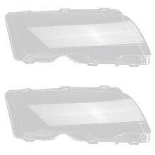 2X Destra per  E46 Serie 3 4 Porte 320 325 330 1998-2001 Copriobiettivo Faro Auto Paralume Copriobiettivo Copriluce