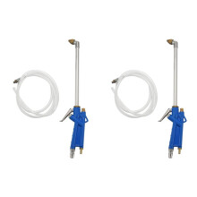 2X Jet D'Eau -Pistolet à Eau à Haute Pression avec Tuyau, Outil de Nettoyage D'Huile de Moteur de 400mm Outil Pneumatique de Nettoyage