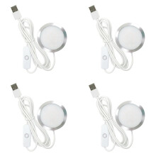 4X DIY-LED-Lampenbausatz: Nur Hardware-Zubehör, KEINE 3D-Gedruckten Teile, Helles Licht, Energieeffizientes Individuelles Beleuchtungsprojekt