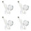 4X DIY LED Lamp Kit: Only Hardware NO 3D Printed Parts, Bright Light -Efficient Custom Lighting Project 1