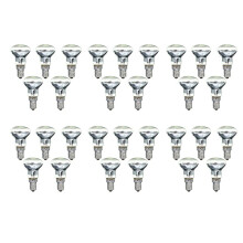 Replacement Lava Lamp E14 R39 30W Spotlight Screw in Light Bulb Clear Reflector Spot Light Bulbs Lava Incandescent 30Pcs