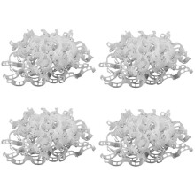 400 Stuks Plantensteun Tuinclips Tomatenclips Ondersteunt/Verbindt Planten/Touw/Wijnstoklatwerk/Kooien Plantwijnstok Wit