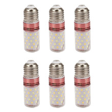 6X 3 Temperatures de Couleur Integre SMD LED Lampe de Mais E27 AC85V - 265V Blanc Chaud Surligner Preservation Petite Ampoule LED 12W