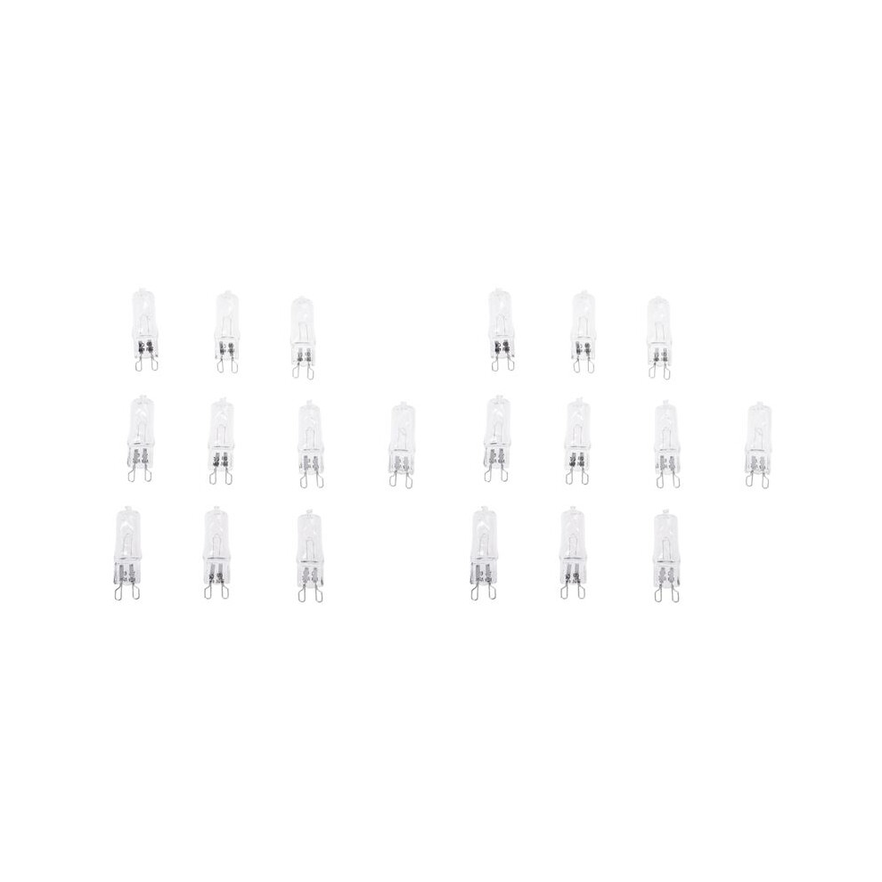 40W 230V 20Pcs G9 Halogen Capsule Light Bulb Lamp 4712297835826