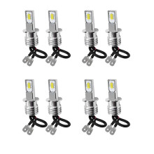 8X H3 Super Bright LED-Koplamp Mistlamp Driving Lamp Bulb Kit 6000K Wit 10W
